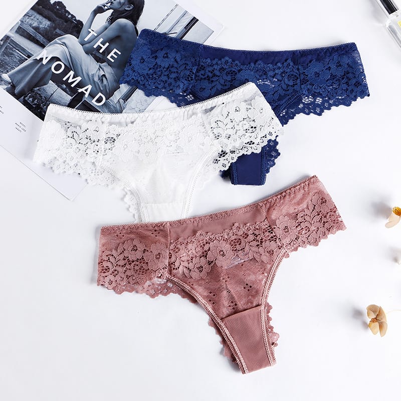 Women Underwear Panties G-String Female Sexy Thongs Intimates Lingerie Briefs T-shaped Pants Attractive Mesh Pants