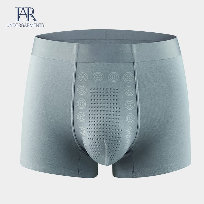Men's Anion Antibacterial Modal Panties Loose Man Soft  U Convex Magnetic Therapy Panties Sexy Breathable Modal Mens Underwear