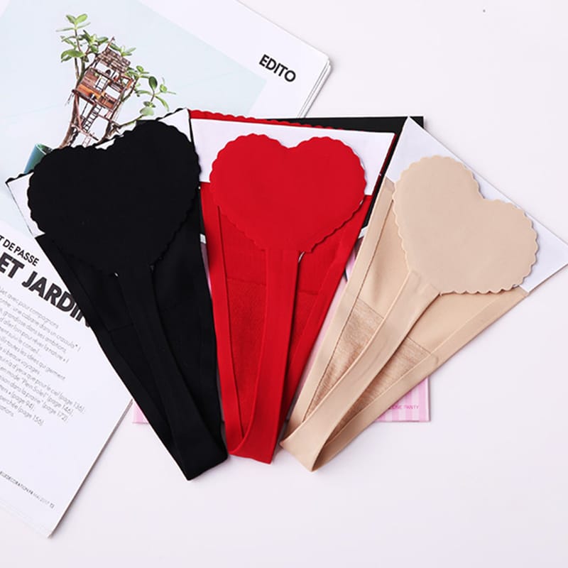 Women C-String Panties Invisible Underwear No Panty Line Self Adhesive Strapless Thong String Tangas Reusable Exotic Panties