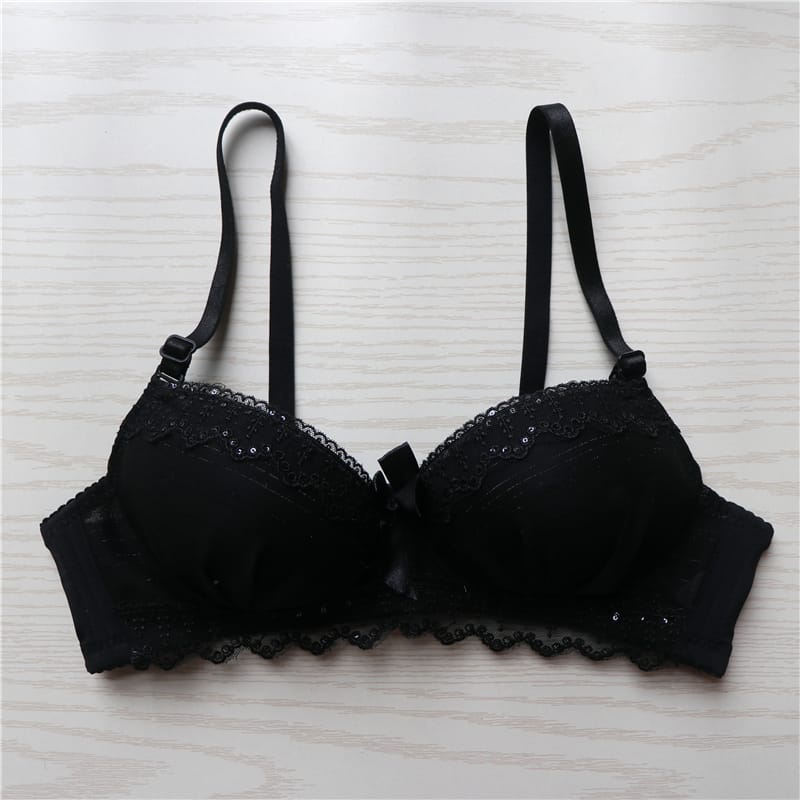 2022 underwire half cup 3/4 sexy bra size AB 70-85 soft push up underwear for women