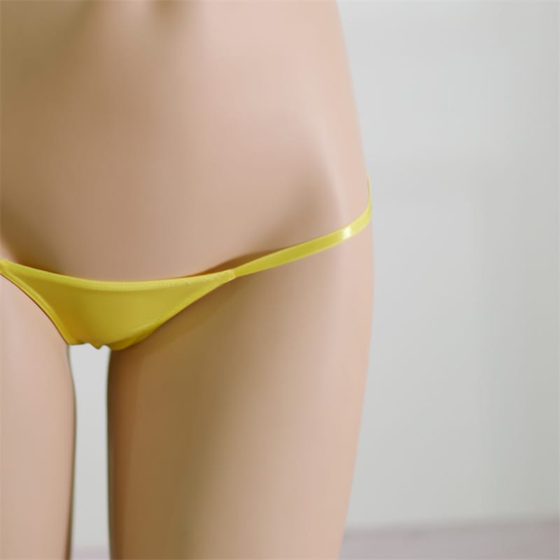 Womens Sexy Low Waist Tiny Thong G-String Erotic Underwear Panties Porn Lingerie T Back Briefs Exposed Butt Undies Knickers
