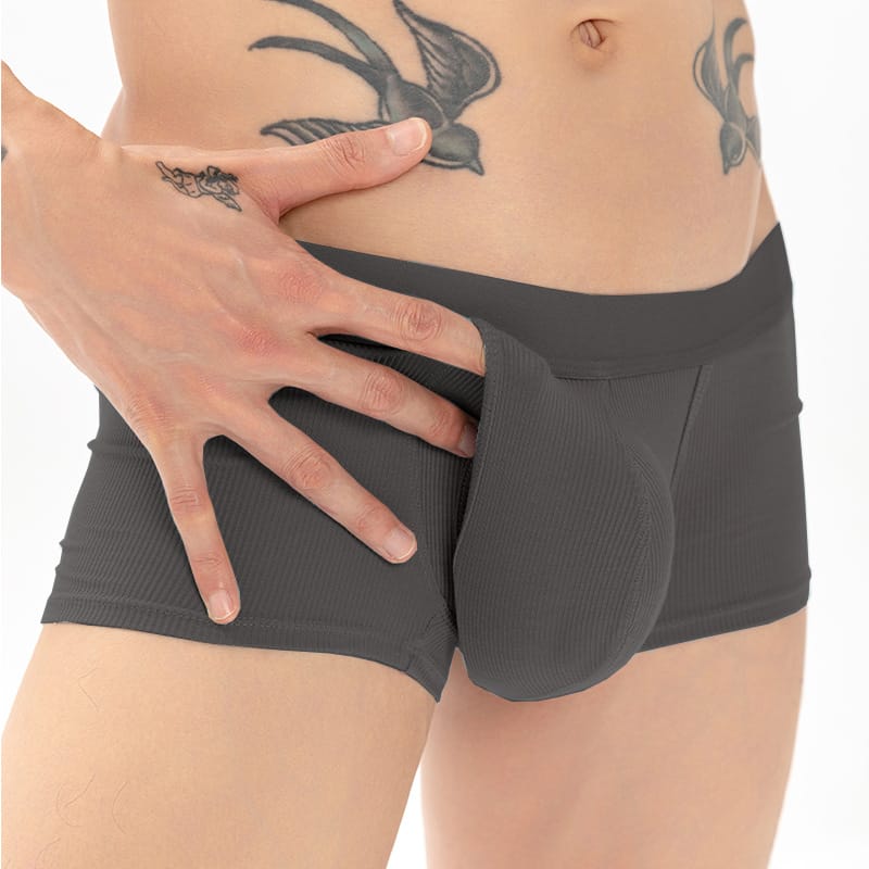 Men Sexy Space Capsule Pouch Separate Panties Breathable U-Bulge Sports Big Pouchcup Boxer Underwear Scrotum Physiological Boexr