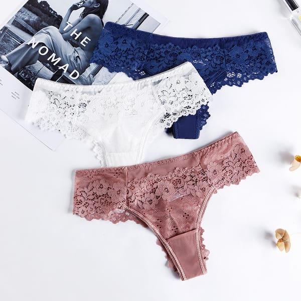 Women Underwear Panties G-String Female Sexy Thongs Intimates Lingerie Briefs T-shaped Pants Attractive Mesh Pants