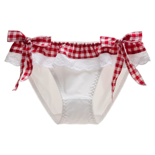 New Women Cute Lovely Sweety Lace Cotton Lattice Panties Ruffles Princess Style Lolita Cosplay Underwear Elasticity Bow Breifs