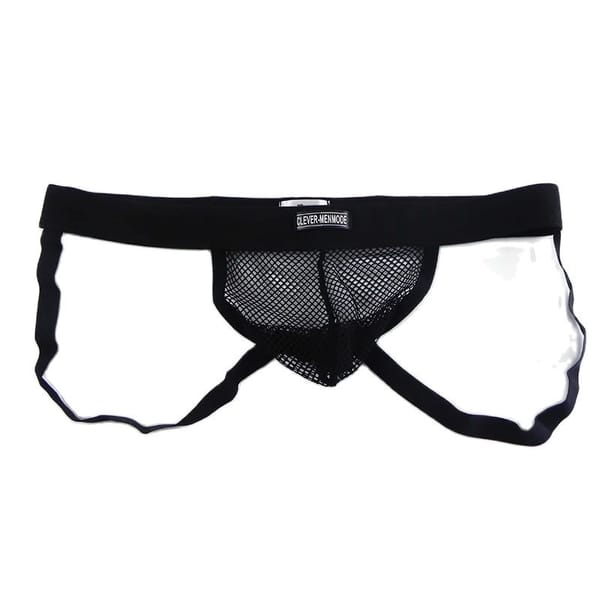 CLEVER-MENMODE Jockstrap Underwear Men Thong  Sexy Mesh G String Jock Strap Erotic Panties Backless G-String Homme Underpants