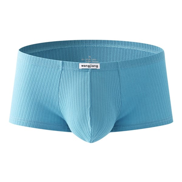 Mens Briefs Low Rise Ribbing Breathable Underwear Trunks Shorts U Convex Underpants Slip Hommeshorts Male