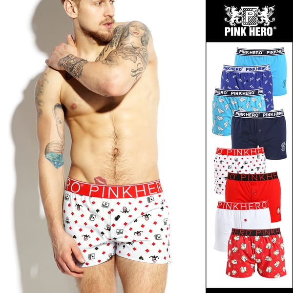 PINKHERO Funny Underwear, Novelty Boxer Shorts,Printed Male Underpants For Men, Stylish  Comfortable Cotton Men's Pajama Pants