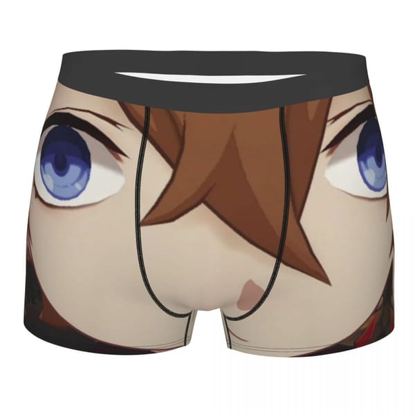Custom Tartaglia Childe Genshin Impact Boxer Shorts For Homme Male Anime Game Underwear Panties Briefs Breathbale Underpants