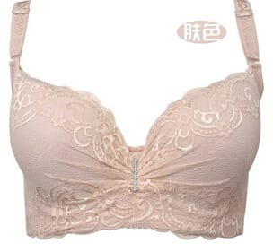 Sexy Women lace push up bra underwear thin section cup C cup D cup E bra for women large size 3/4 cup