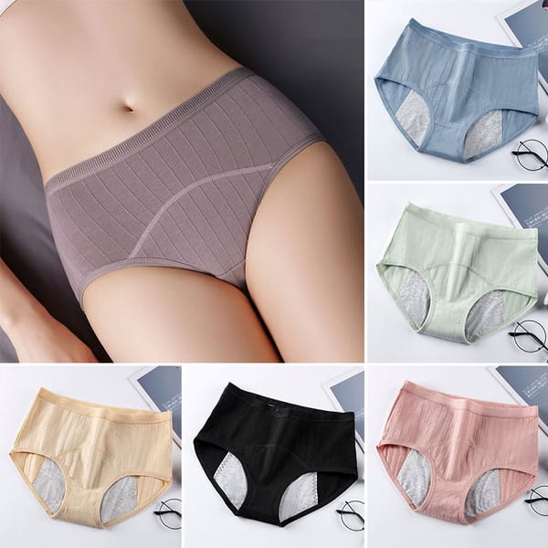 Leak Proof Menstrual Panties For Menstruation Cotton Physiological Pants Women Underwear Period Waterproof High Waist Briefs