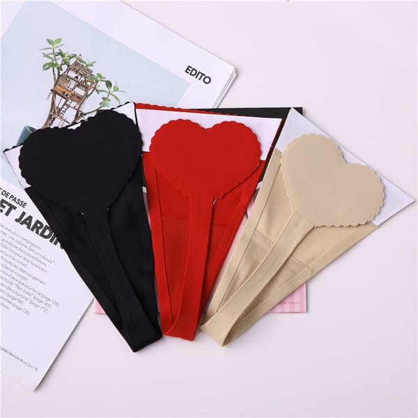 Women C Style Panties Invisible Underwear No Panty Line Self Adhesive Strapless Thong C-string Thongs Exotic Panties Lingerie
