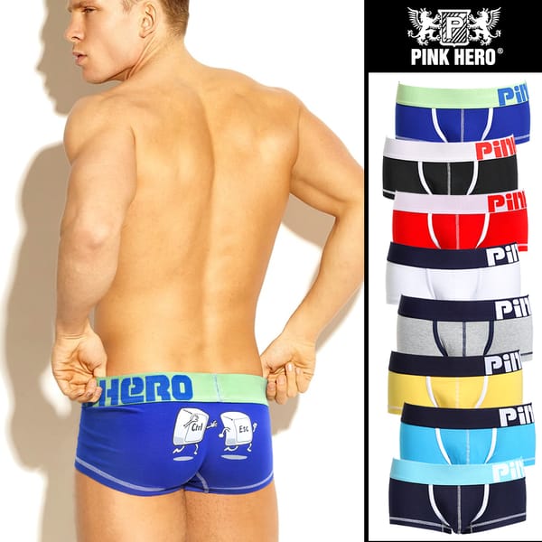 PINKHERO Funny Printing Male Underpants For Men,Including Novelty Humorous Underwear Trunks And Men's Panties