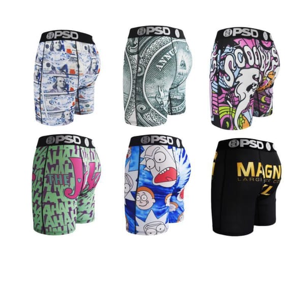 Sexy Men Underwear Boxershorts Fashion Man Underpants Panties Print Men Innerwear