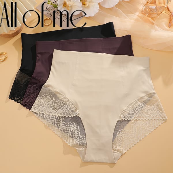 Light Thin Lace Underwear Nude Seamless Panties Women's transparent Briefs Buttocks Lifting Pants Breathable Belly Tight Panty